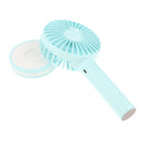 Portable USB Desktop Handheld Personal Fans, Cooler, Adjustable, with Mirror