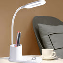 Gooseneck Flexible LED Desk Lamp Light with Wireless Charger for Home Office