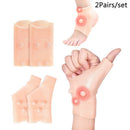 2Pairs Magnetic Wrist Hand Foot Thumb Support Gloves Pressure Corrector MasSEAU