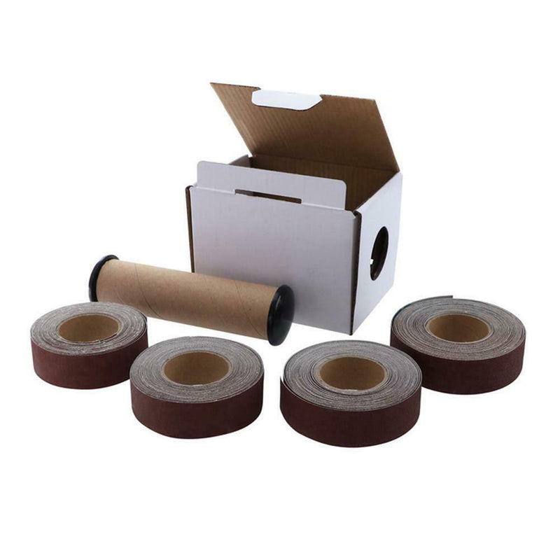 Abrasive Paper with Dispenser Drawable Emery Cloth Roll Carpentry Sand Paper