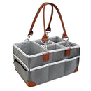 Baby Diaper Caddy Organizers,Nursery Diaper Tote Bag,Large Portable Car Tra