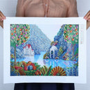 5D Diy Diamond Embroidery Valley Pattern Cross Stitch Diy Diamond Painting