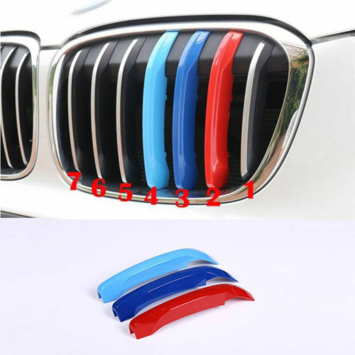 ABS Cars Parts Front Grille Grill  Molding Cover Trim For BMW X1 2016-2018