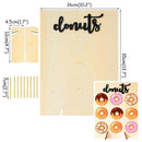 Wooden Donut Dessert Holder Doughnuts Display Stand Wedding Party Decor