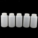 1000ml 5pcs Plastic Reagent Bottle Blue Screw Cap Sample Vials with Lid