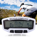 Bike Cycling LCD Computer Odometer Speedometer Velometer With Backlight