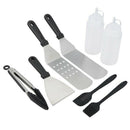 8 Pcs/Lot Bbq Tools Barbecue Set For Teppanyaki Spatulas For Barbecue Scrap V3L7