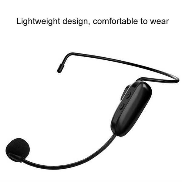 Wireless Microphone Headset, UHF Wireless Mic Headset and Detachable Handheld,