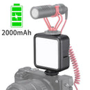 49 LED  Camera Light Rechargeable Dimmable 5500K Professional for Vlog Filming