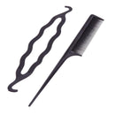4pcs Hair Stick Styling Tools Set Pull Hair Pins Big Headwear Accessories A
