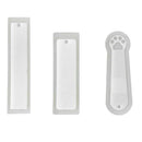 5X(3 Pcs Diy Bookmark Mould Making Epoxy Jewelry Diy Craft Silicone Transp G7D6)