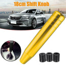 18cm Aluminum Universal Car Auto Manual Gear Stick Shift Knob Shifter fgd LXU