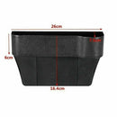 2Pcs Car Seat Catcher Filler Storage Box Pocket Side Organizer Holders Deluxe