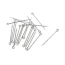20Pcs High-carbon Steel Sea Fishing Worm Hooks Fishhook Live Bait Hooks L