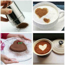 Stainless Steel Chocolate Shaker Icing Sugar Powder Flour Sifter Coffee Coc P7O3