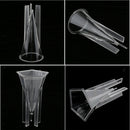 2Pc Plastic Candle Molds Soap Candles Making Crafts Conic&Pentagonal Pyramid