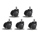50mm office chair casters, furniture casters, 5pcs M1U2