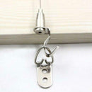 Stainless Steel Exhibition Art Gallery Photo Display Wire Cable Hook (4PCS) A