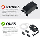 5W Air Bubble Disc Dual Stone Aquarium Fish Tank Oxygen Pump Thermometer + Tube