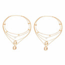 2pcs Fashion Shell Conch Clavicle Choker Chain Multi-layer Necklace Pendant