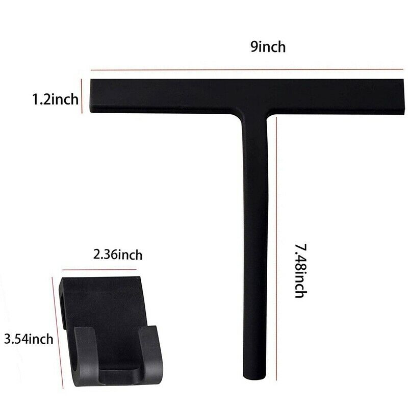 Silicone Shower Squeegee with Hook Non Slip Grip Household Squeegee Window  Y7L8