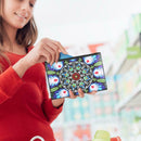 DIY Mandala Special Shaped Diamond Painting Wristlet Clutch Women Wallet