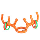 Inflatable Reindeer Christmas Gifts Hat Antler Hat Hair Band Ring Toss Ga3C