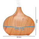 Electric Aroma Humidifier Wood Grain Essential Oil Diffuser Mini Mist Maker A