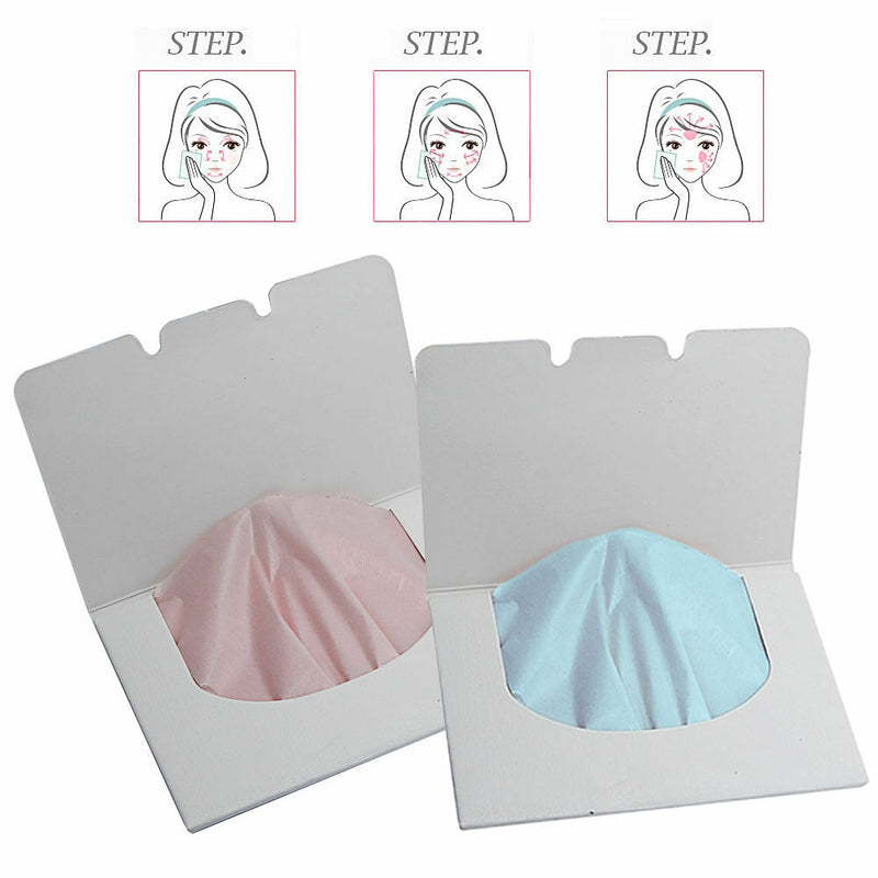 Wholesale 100xMake Up Oil Control Oil-Absorbing Blotting Facial Face Clean Paper