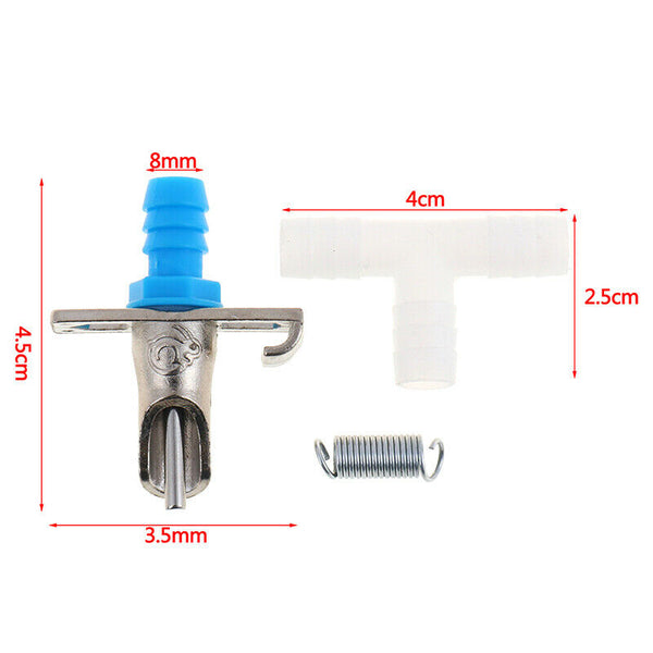 5X Double spring Automatic Nipple Water Feeder Drinker Waterer For Rabbit OZ