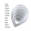 23pc Rose Cookie Cutter Stainless Steel Pastry & Biscuit Cutter Cake Mold P U4O3
