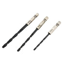 15 pcs High Speed Steel Titanium Coated Drill Bits Set 3 4 5 mm Hex Shank