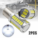 2x BA15D P21W 1157 33SMD LED Car Backup Reverse Head Light CANBUS Bulb
