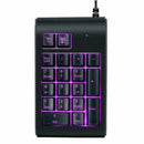 RGB Backlit USB Wired Keyboard Waterproof Number Keypad Mini Digital Keys n