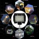 Universal 24 LED 72W 4 Inch Offroad Work Light Bar Fog Light 7200LM 600 DCA