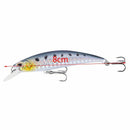 60SR Fishing Lure 8cm 10g Sinking Minnow Wobbler Hard Lure Bass Pike 60SR-F