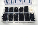 192Pcs Car Body Push Pin Rivet Retainer Fastener Moulding Panel Clips Assortment