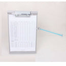 Desktop Document Holder Computer Typing Stand with Line Guide White