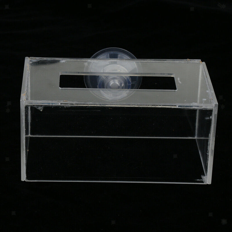 Aquarium Fish Tank Transparent Circle Ring Fish Feeding Floating Food Tray,
