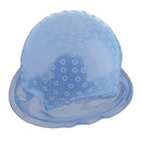 Reusable Salon Highlighting Dye Hair Coloring Frosting Cap with Metal Hook