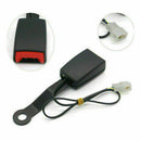 1x Black 7/8" Car Safety Seat Belt Buckle Socket Plug Connector + Warning Cable