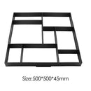 Garden Walk Pavement Mold DIY Paving Cement Brick Stone Road Paver Maker