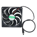 10W Solar Panel Powered Fan Mini Ventilator for Dog Chicken House Greenhous