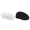 Newsboy Baker Boy  Blinder Chef Cap Kitchen Restautant Hat Black White