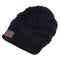 Wireless Bluetooth Music Speaker Heavy Bass Headset Cross Stripe Hat Cap