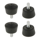 4x Tripod Feet Monopod Foot and 1/4 Thread Screw for Nikon Manfrotto Bionano
