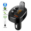 Car U Disk FM Bluetooth Receiver MP3 Player Fast Charge USB Flash Drive Charger