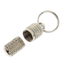 Pack of 5Pcs, Pet Anti-Lost Address ID Tag Barrel Metal Waterproof Name Label