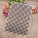 Weave Plastic Embossing Folder DIY Scrapbooking Photo Album Craft Template