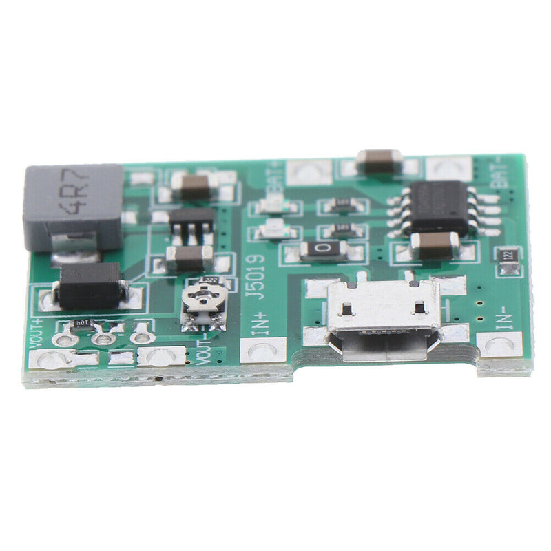 Li-ion 18650 3.7V 4.2V Battery Charger Board DC-DC Step Up Boost Mod Gw
